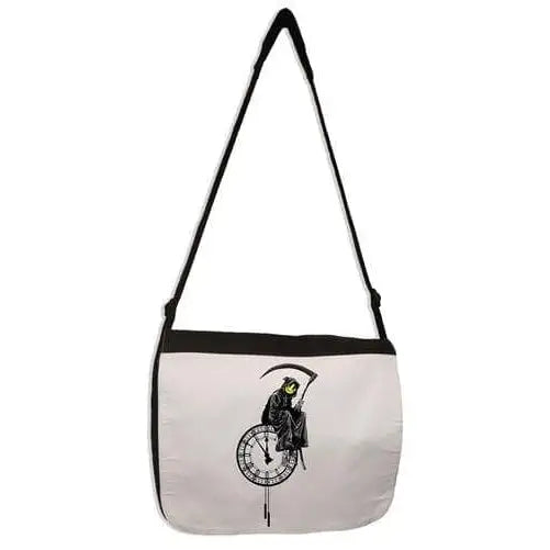 Banksy Grim Reaper Laptop Messenger Bag