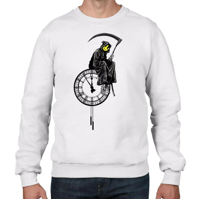 Banksy Grim Reaper Men's Sweatshirt Jumper L