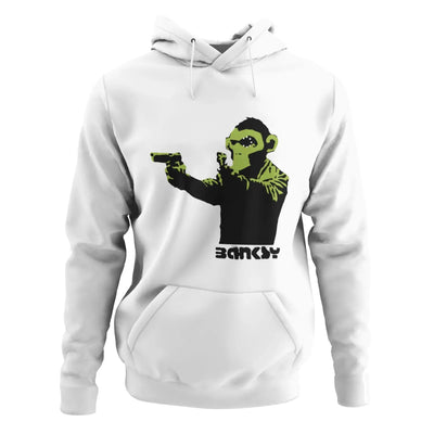 Banksy Gun Monkey Hoodie - XL - Hoodie