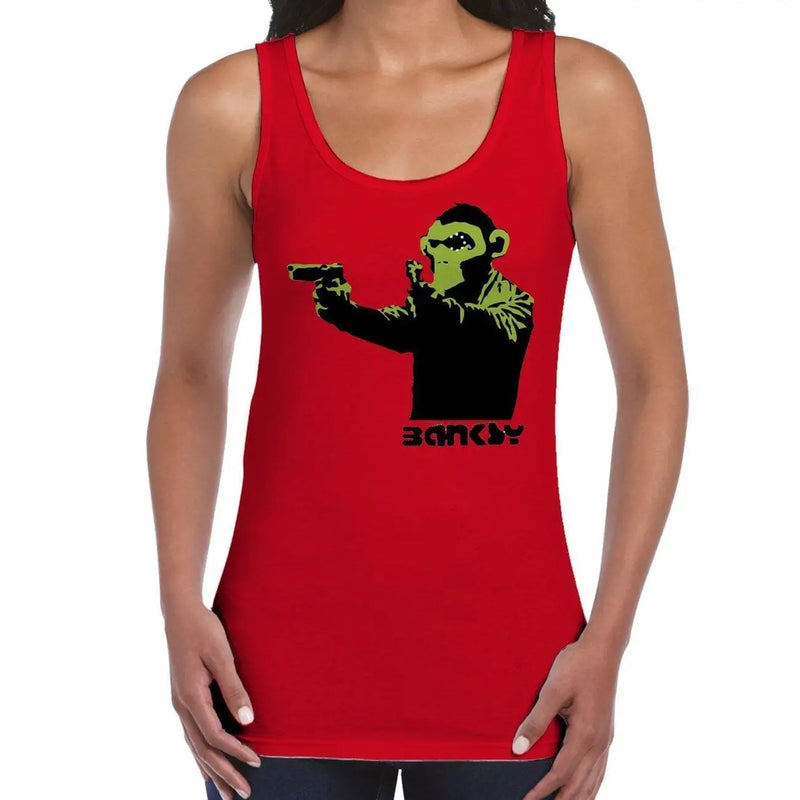 Banksy Gun Monkey Women&