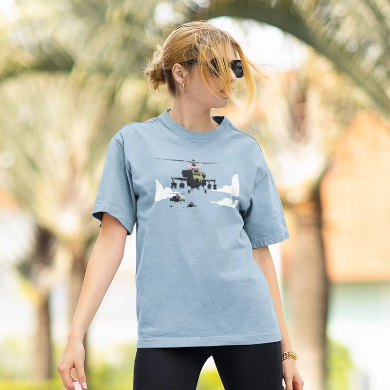 Banksy Happy Choppers Ladies T-Shirt - Womens T-Shirt