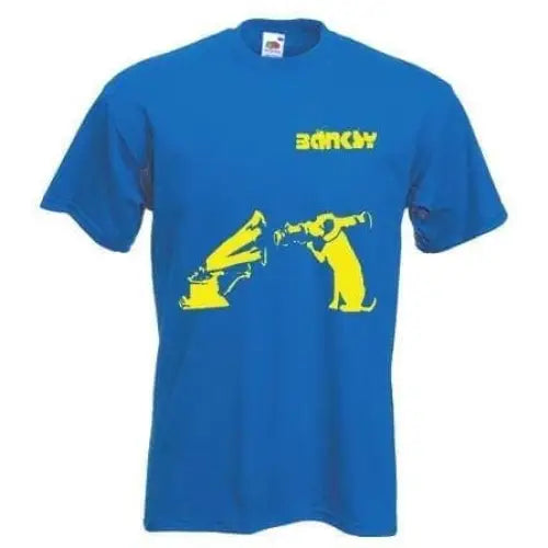 Banksy HMV Bazooka Dog Mens T-Shirt