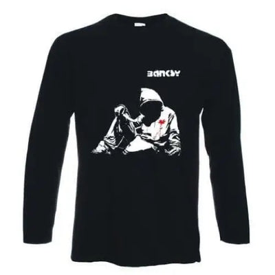 Banksy Hoodie With Knife Long Sleeve T-Shirt