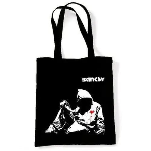 Banksy Hoodie With Knife Shoulder Bag