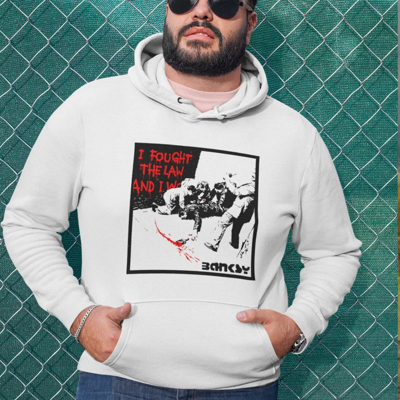 Banksy I Fought The Law Hoodie - Hoodie