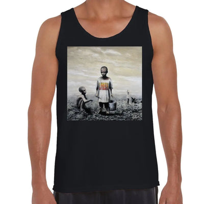 Banksy I Hate Mondays Men's Tank Vest Top XL / Black