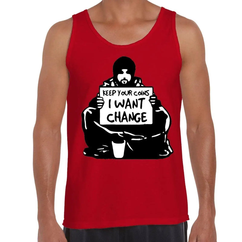 Banksy I Want Change Men&