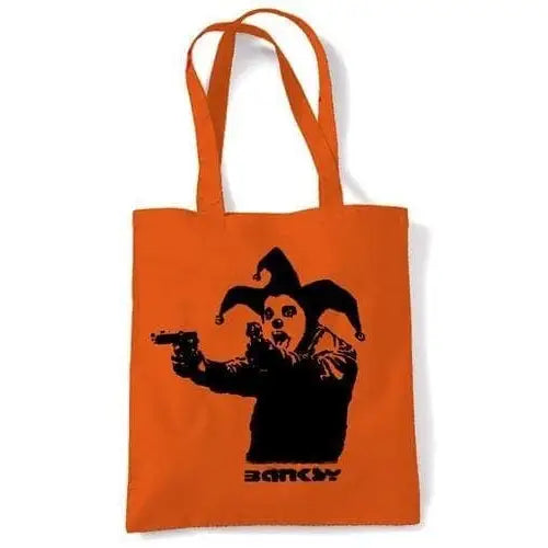 Banksy Insane Clown Shoulder bag Orange