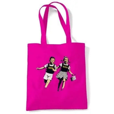 Banksy Jack & Jill Shoulder bag Dark Pink