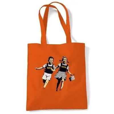 Banksy Jack & Jill Shoulder bag Orange