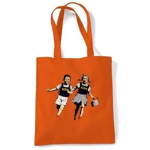 Banksy Jack & Jill Shoulder bag Orange
