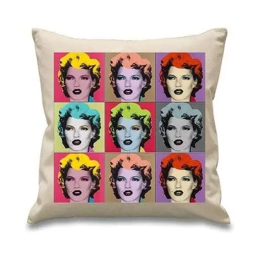 Banksy Kate Moss Cushion Cream