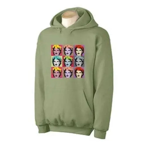 Banksy Kate Moss Hoodie S / Khaki