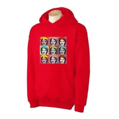 Banksy Kate Moss Hoodie S / Red