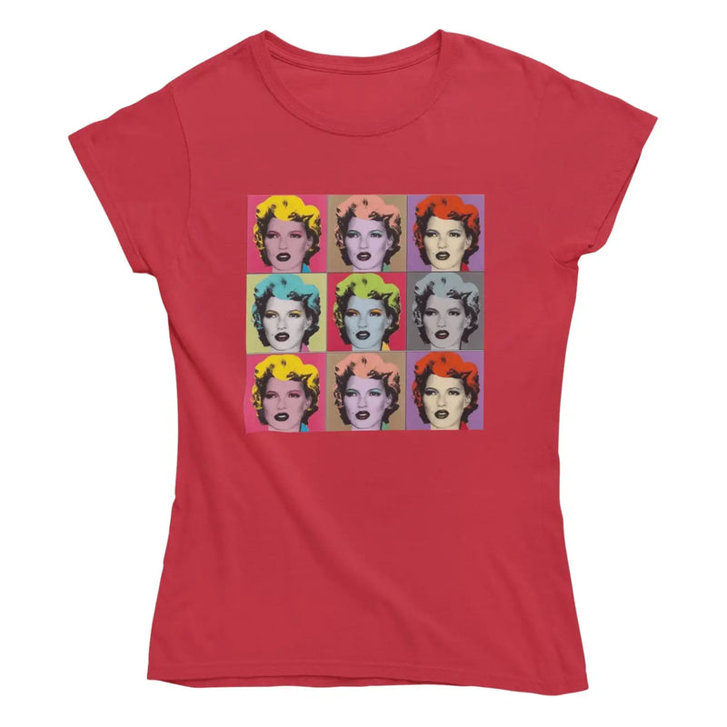 Banksy Kate Moss Ladies T-Shirt L / Red