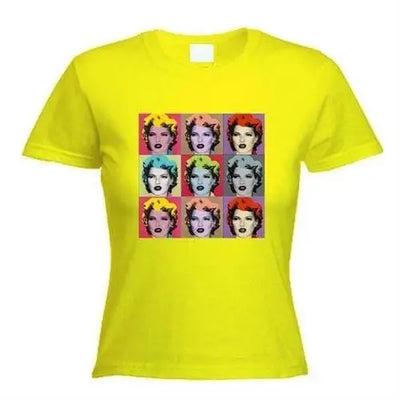 Banksy Kate Moss Ladies T-Shirt L / Yellow