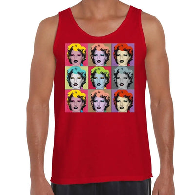 Banksy Kate Moss Men's Tank Vest Top M / Red