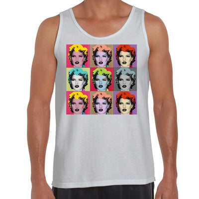 Banksy Kate Moss Men's Tank Vest Top M / White