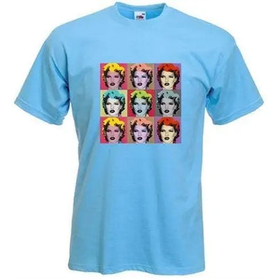Banksy Kate Moss T-Shirt M / Light Blue