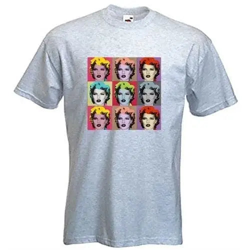 Banksy Kate Moss T-Shirt M / Light Grey
