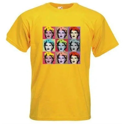 Banksy Kate Moss T-Shirt M / Yellow