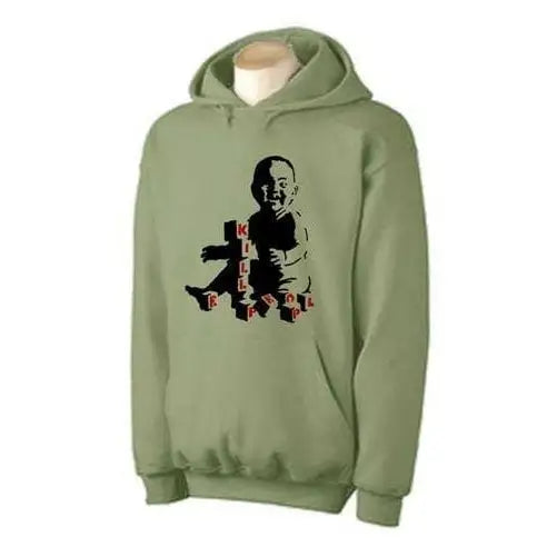 Banksy Kill People Baby Hoodie XXL / Khaki