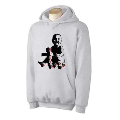 Banksy Kill People Baby Hoodie XXL / Light Grey