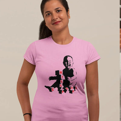 Banksy Kill People Baby Ladies T-Shirt - Womens T-Shirt