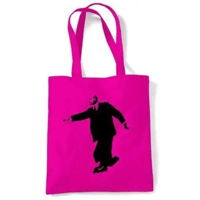 Banksy Lenin On Skates Shoulder bag Dark Pink