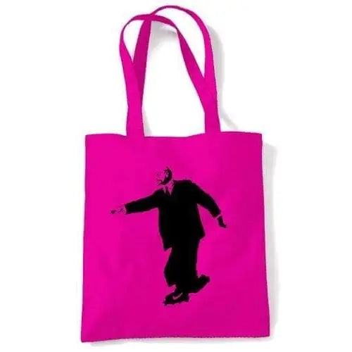 Banksy Lenin On Skates Shoulder bag Dark Pink