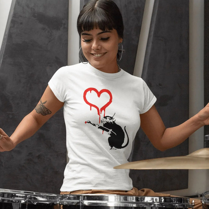 Banksy Love Rat T-Shirt