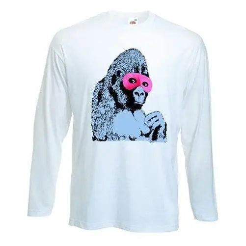 Banksy Masked Gorilla Long Sleeve T-Shirt