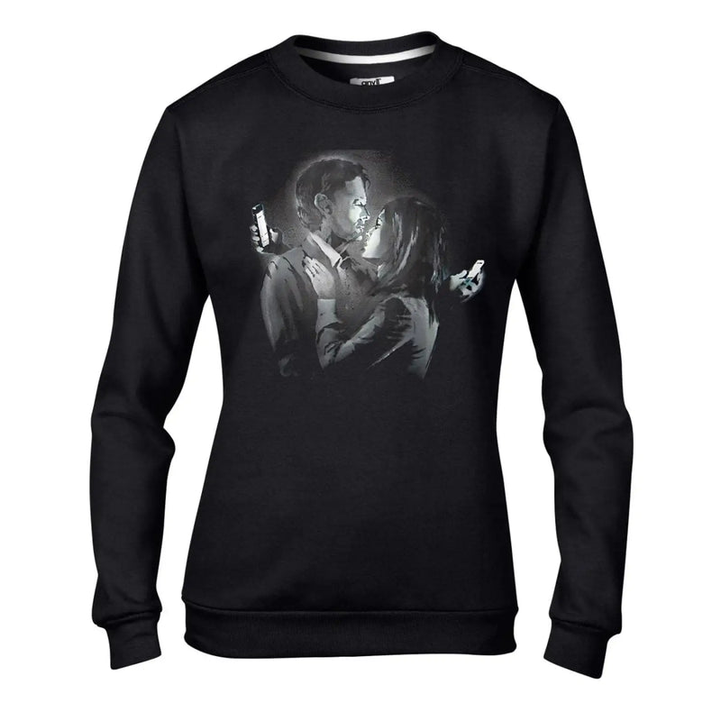 Banksy Mobile Lovers Graffiti Women&