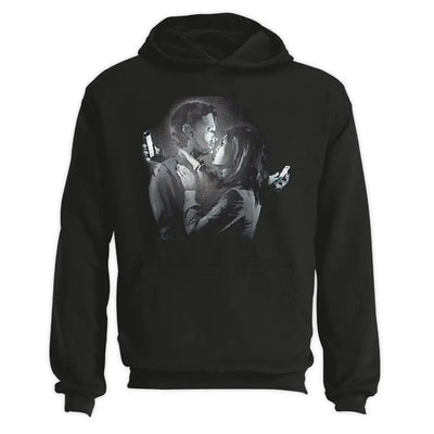 Banksy Mobile Lovers Hoodie