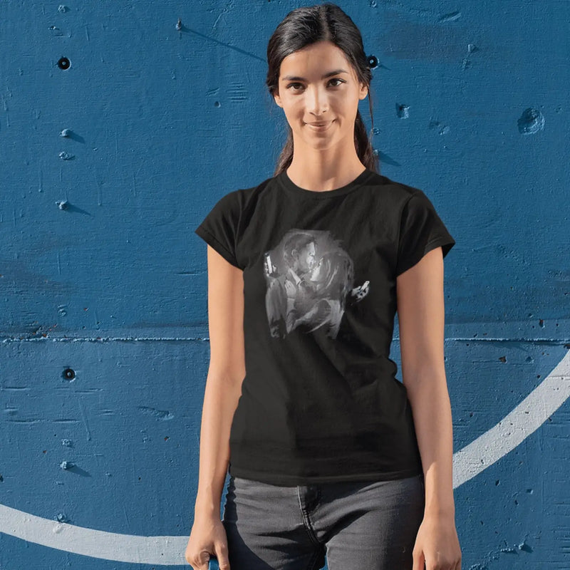 Banksy Mobile Lovers Ladies T-Shirt