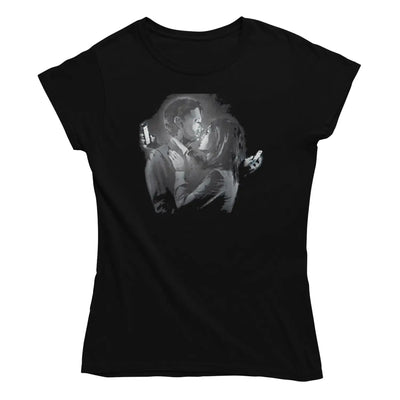 Banksy Mobile Lovers Ladies T-Shirt XL