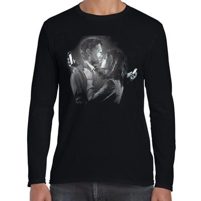 Banksy Mobile Lovers Long Sleeve T-Shirt