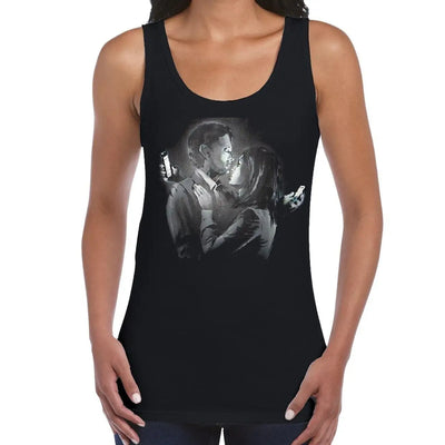 Banksy Mobile Lovers Women's Tank Vest Top S