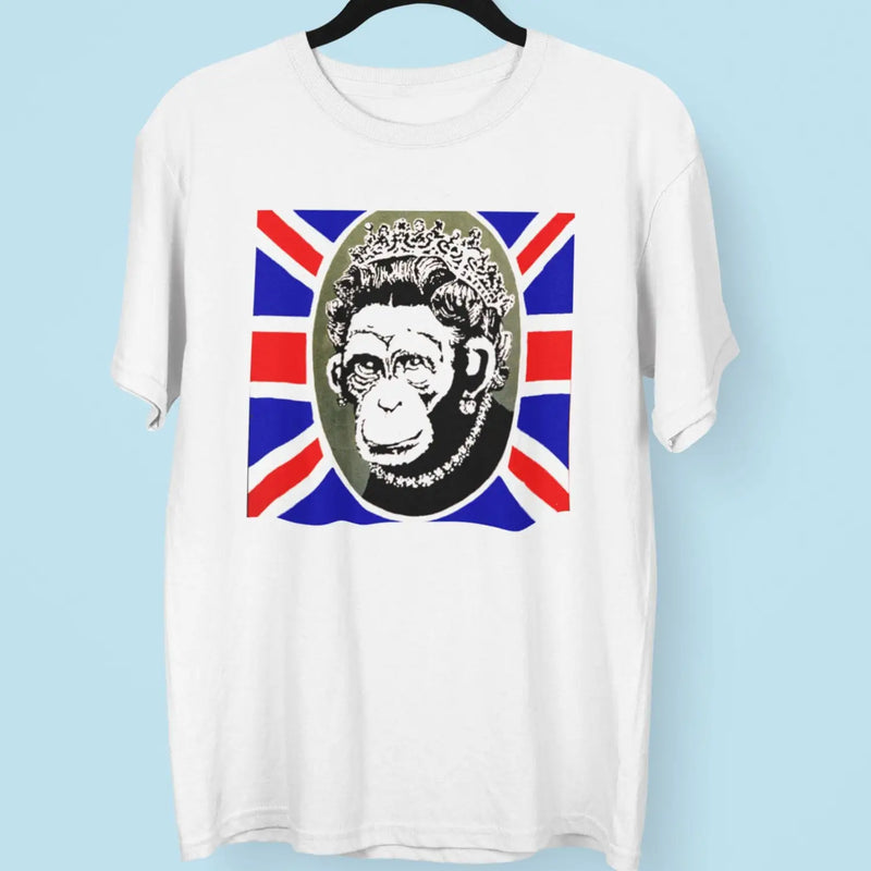 Banksy Monkey Queen Mens T-Shirt