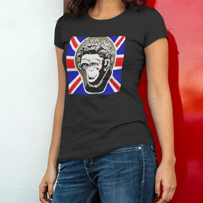 Banksy Monkey Queen Womens T-Shirt