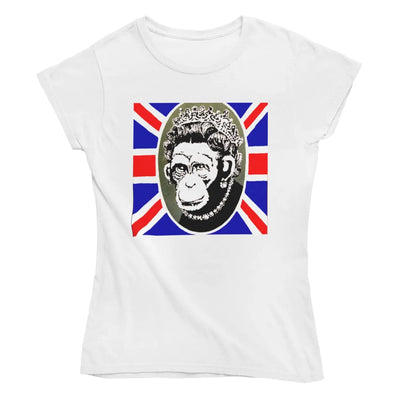 Banksy Monkey Queen Womens T-Shirt L
