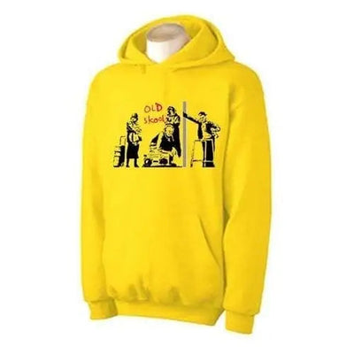 Banksy Old Skool Hoodie XL / Yellow