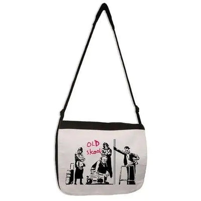 Banksy Old Skool Laptop Messenger Bag