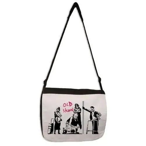 Banksy Old Skool Laptop Messenger Bag