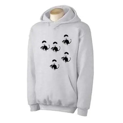 Banksy Parachute Rat Hoodie XL / Light Grey