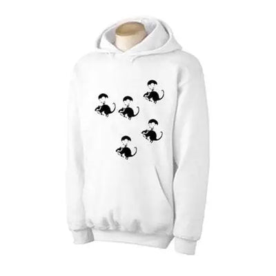 Banksy Parachute Rat Hoodie XL / White