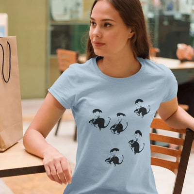 Banksy Parachute Rat Women's T-Shirt
