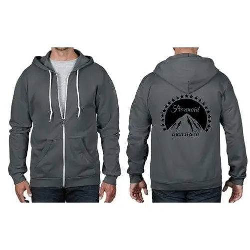 Banksy Paranoid Pictures Full Zip Hoodie 3XL / Charcoal