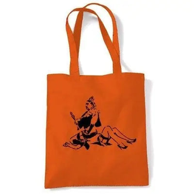 Banksy Porn Queen Shoulder Bag Orange