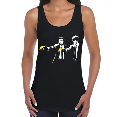 Banksy Pulp Fiction Women's Tank Vest Top L